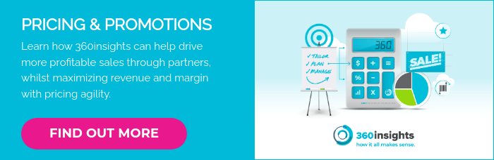 PRICING & PROMOTIONS Learn how 360insights can help drive more profitable sales through partners, whilst maximizing revenue and margin with pricing agility.  